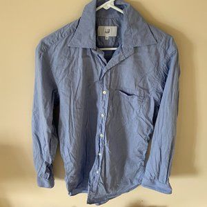 Dunhill Blue Male Shirt S